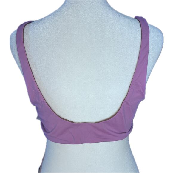 Ay Natrurel by‎ Gottex swim bikini top size 12 reversible pink/brown w/scrunchie - Picture 2 of 7